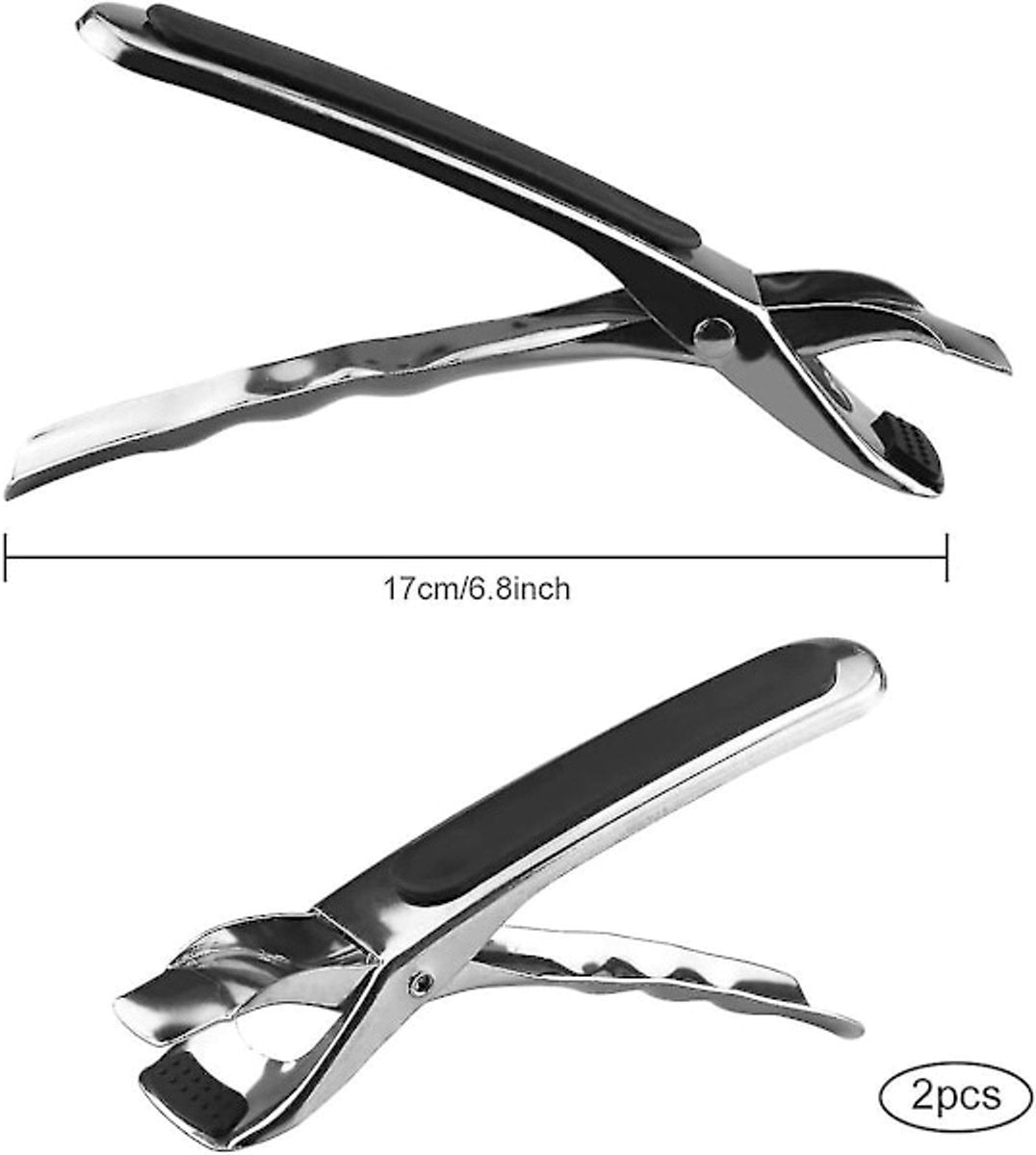 Anti-burn clip - two-piece plate clip - insulation material for the air fryer handle