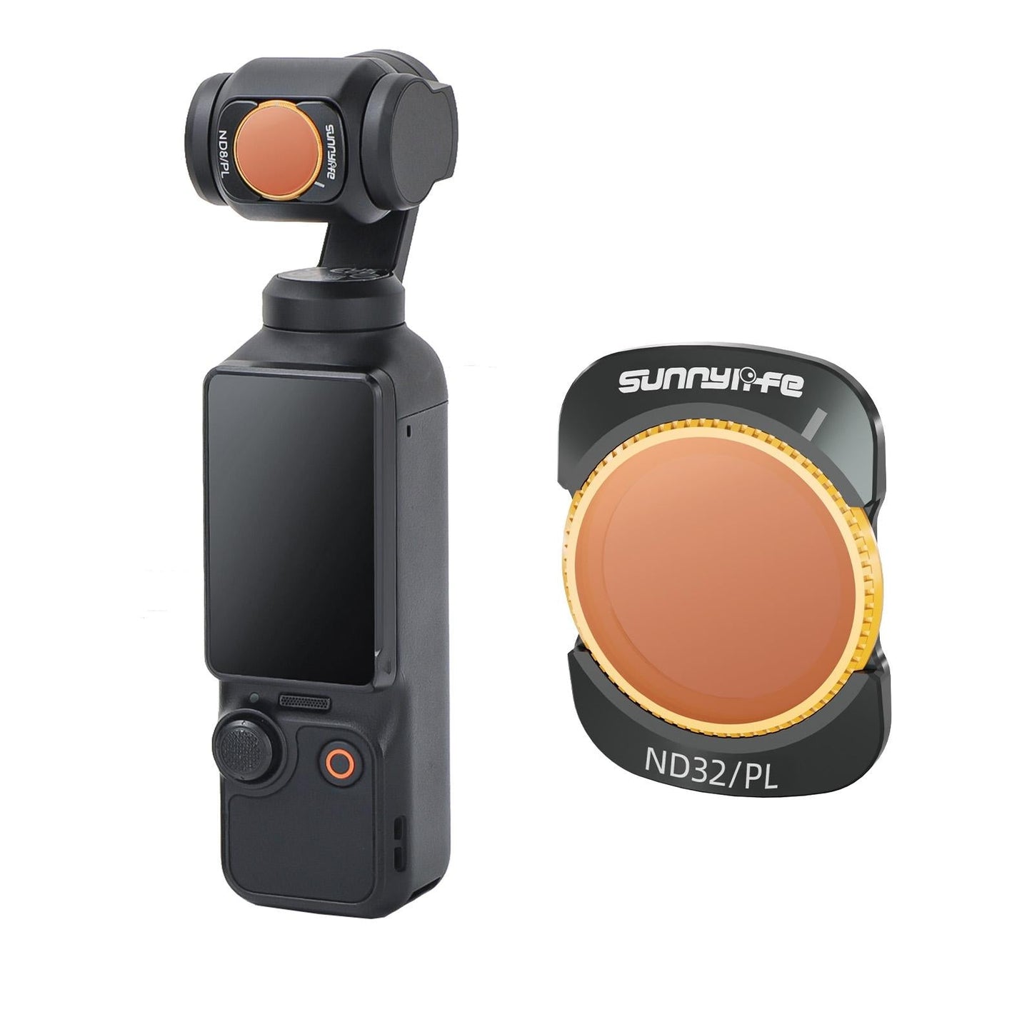 Sunnylife 3 In 1 Nd16 Camera Lens Filter For Dji Osmo Pocket No Gimbal Reset - Nd8Pl