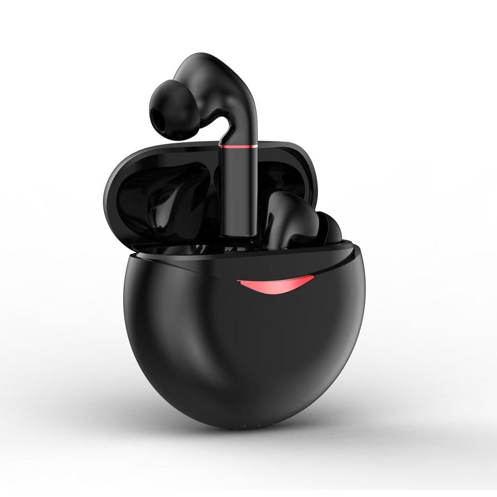 T & g T50 Sport Tws Bluetooth Earbuds with Noise Canceling and Mic - Black