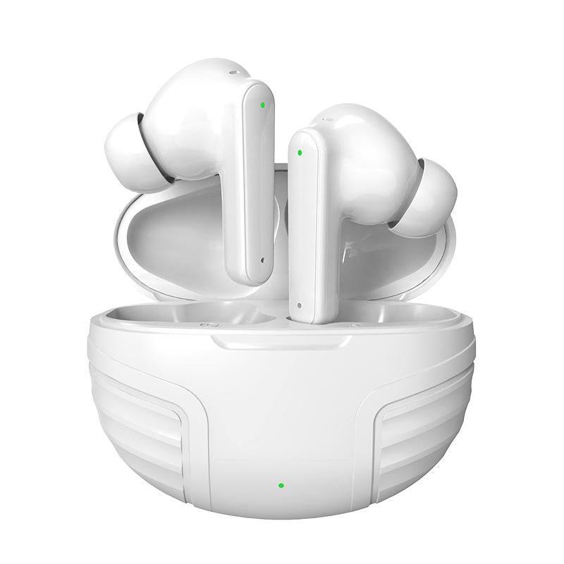 Wireless Noise-cancelling Earbuds with Charging Case - Black
