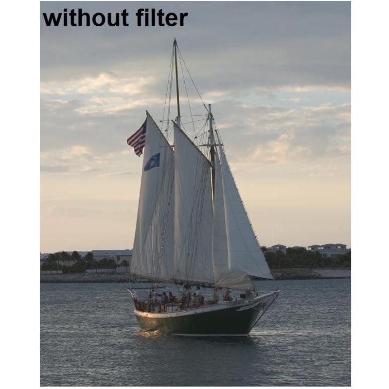 Uv Lens Filter for Gopro Hero 4 / 3 - 52mm Round Circle - Yellow