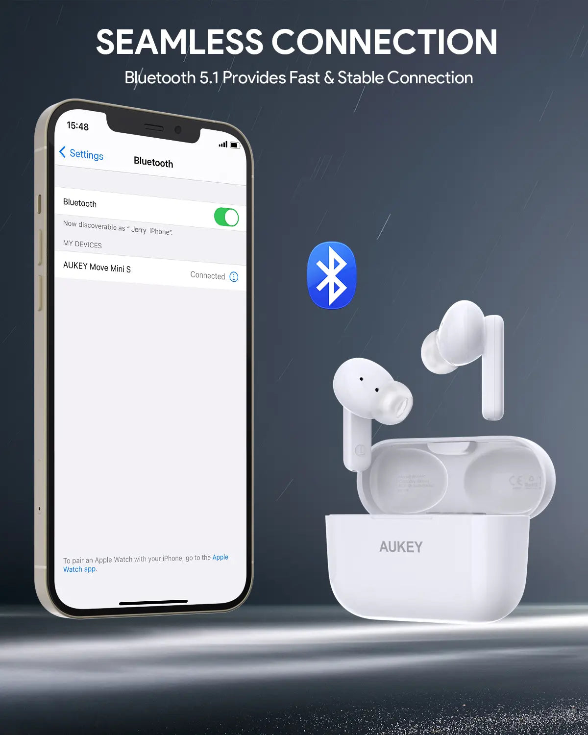 Aukey True Wireless Earbuds MOVE MINI S (EP-M1S)