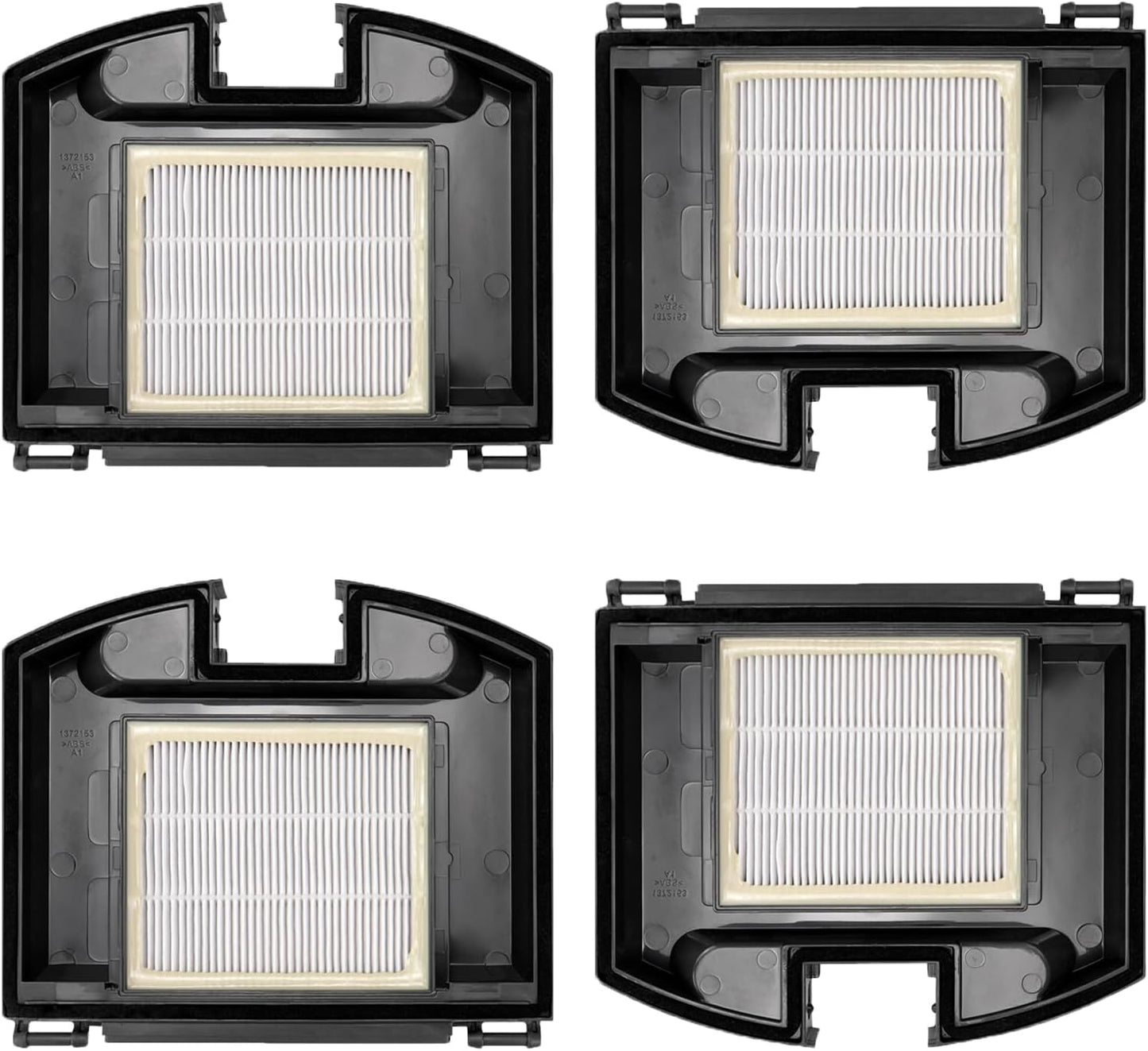 4 Pack HEPA Filters for Shark RV2310 Matrix Robot Vacuum Cleaner, Washable Filter Replacement Accessories