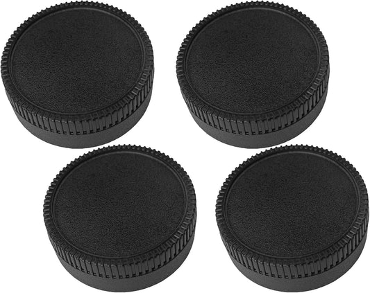 [4Pack] Rear Lens Cap Cover for Nikon AF AF-S SLR DSLR Cameras Lens,   Nikon D5100 D7500 D7000 D850 D810 D800 D750 D350 D3500 D3400 D3300 D3200 D3100 D5600 D5500 D5300 D90 D80 D70