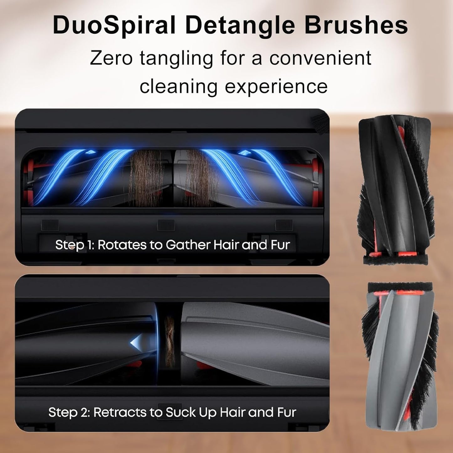 17 Pack Replacement Parts Kit for eufy E25 Omni / E28 Omn Robot Vacuum, 1 Set Main Brush, 2 Roller Mop, 6 Side Brush, 4 HEPA Filter, 4 Dust Bag