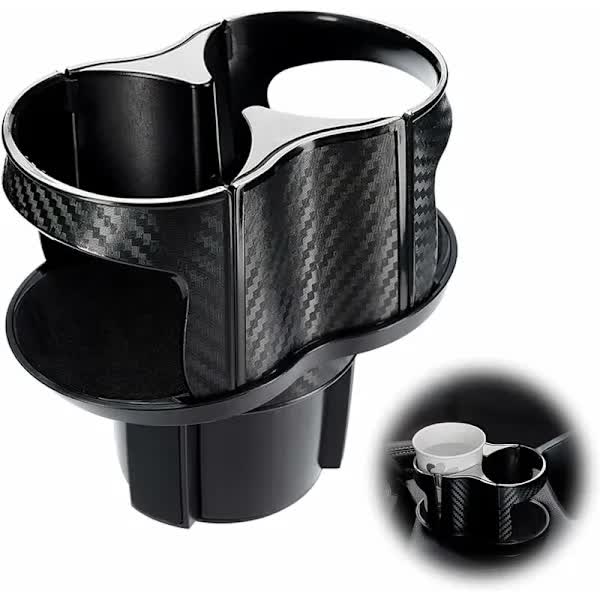 Two-in-one - Multifunctional - Car Cup Holder - Car Cup Holder - Extension Adapter - Rotatable and Adjustable Double Bottle Holder