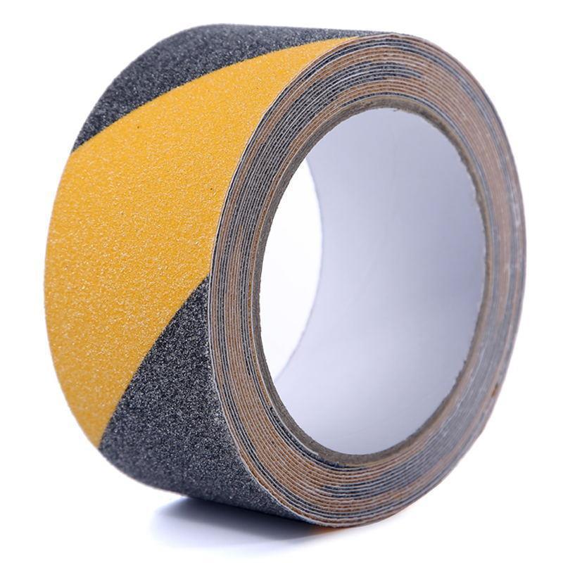 Anti Slip Tape High Grip Adhesive For Flooring Stair Tread - Yellow&Black (2.5cm x 5m)