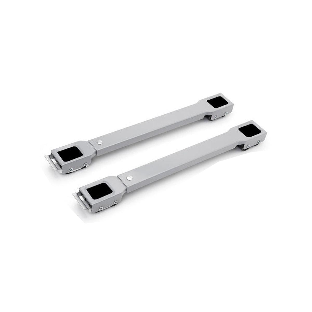 2pcs Adjustable Refrigerator Washing Machine Base Stand Movable Support Shelf - Grooved