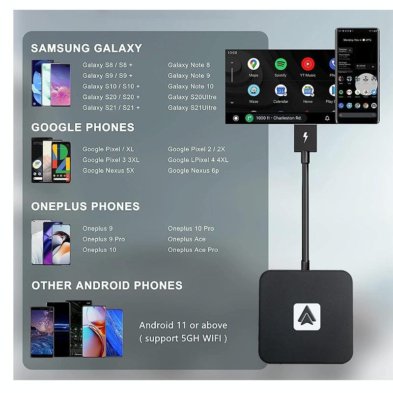 Wireless Android Auto Adapter - Car Ai Box