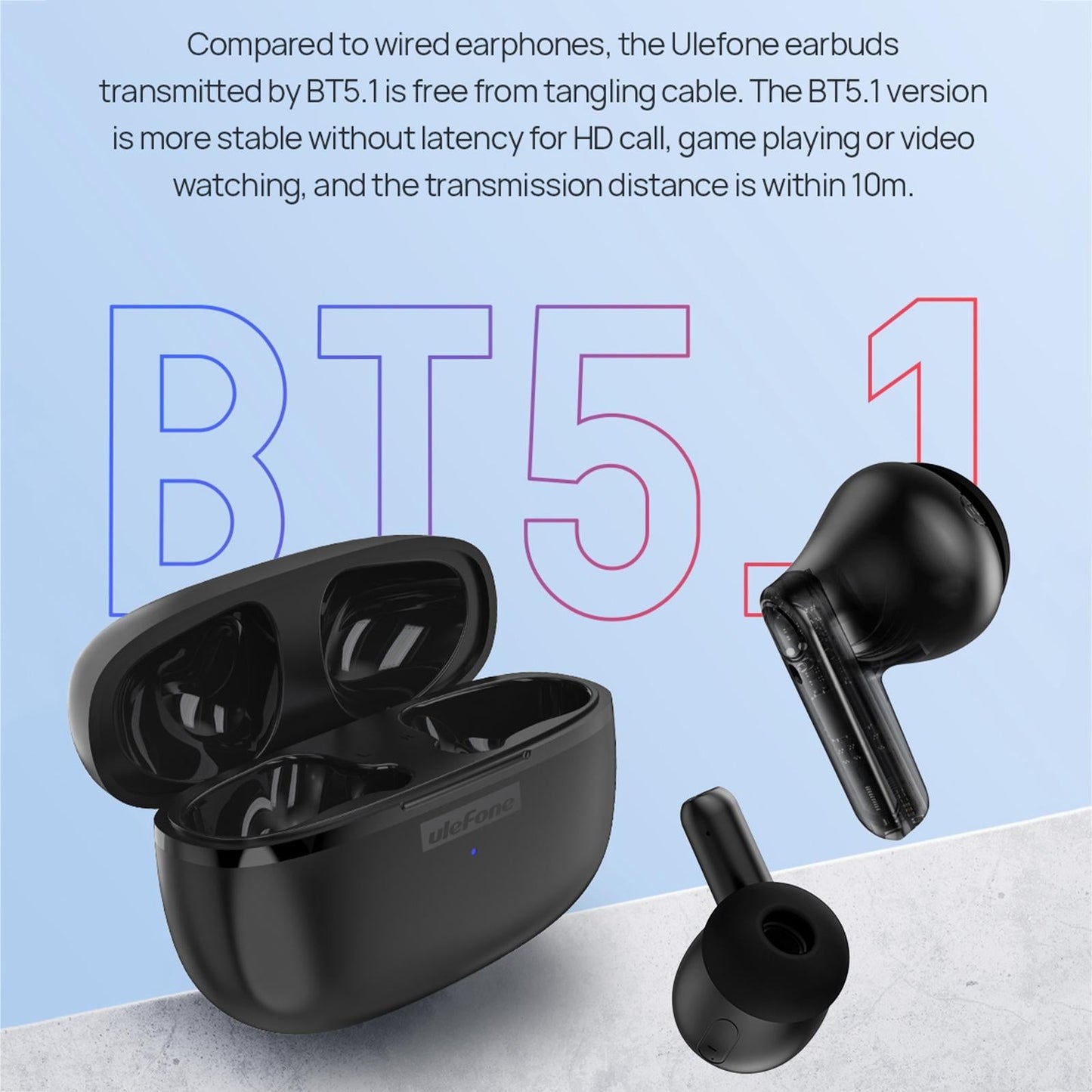 Ulefone True Wireless Bluetooth Earbuds - Tws - White