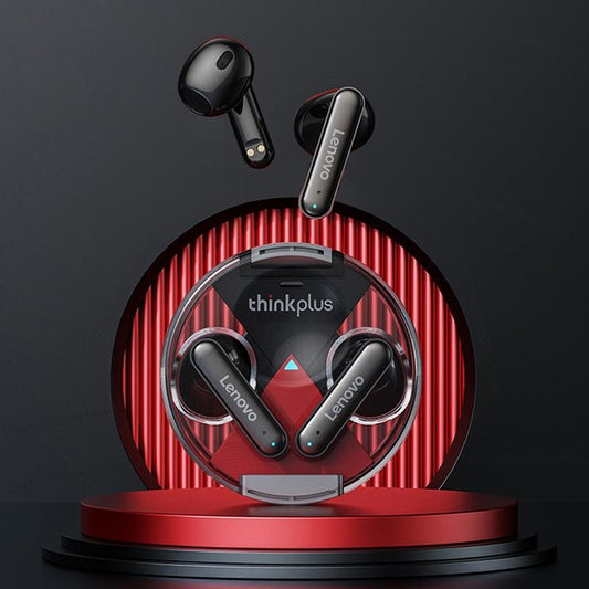 Wireless Bluetooth 5.2 Earbuds with Noise Reduction and Mic - Black