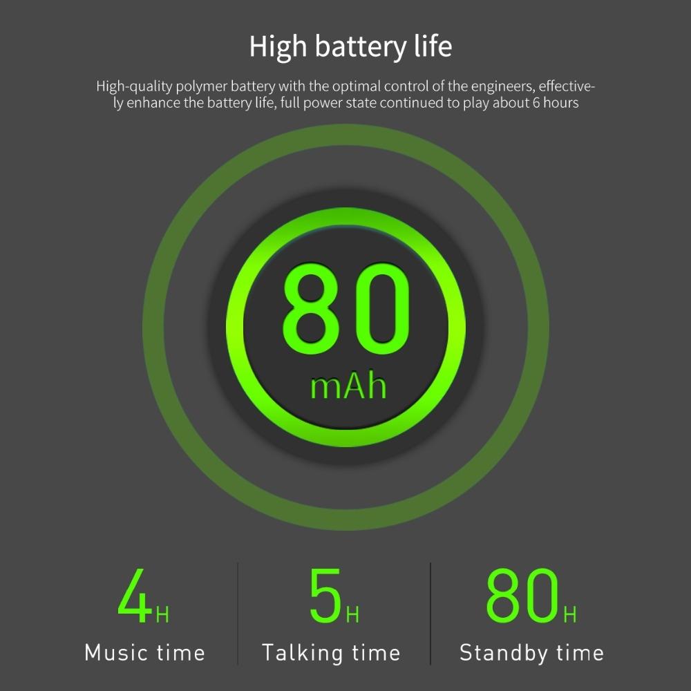 Wireless Noise-cancelling Earbuds with Cvc6.0 Technology