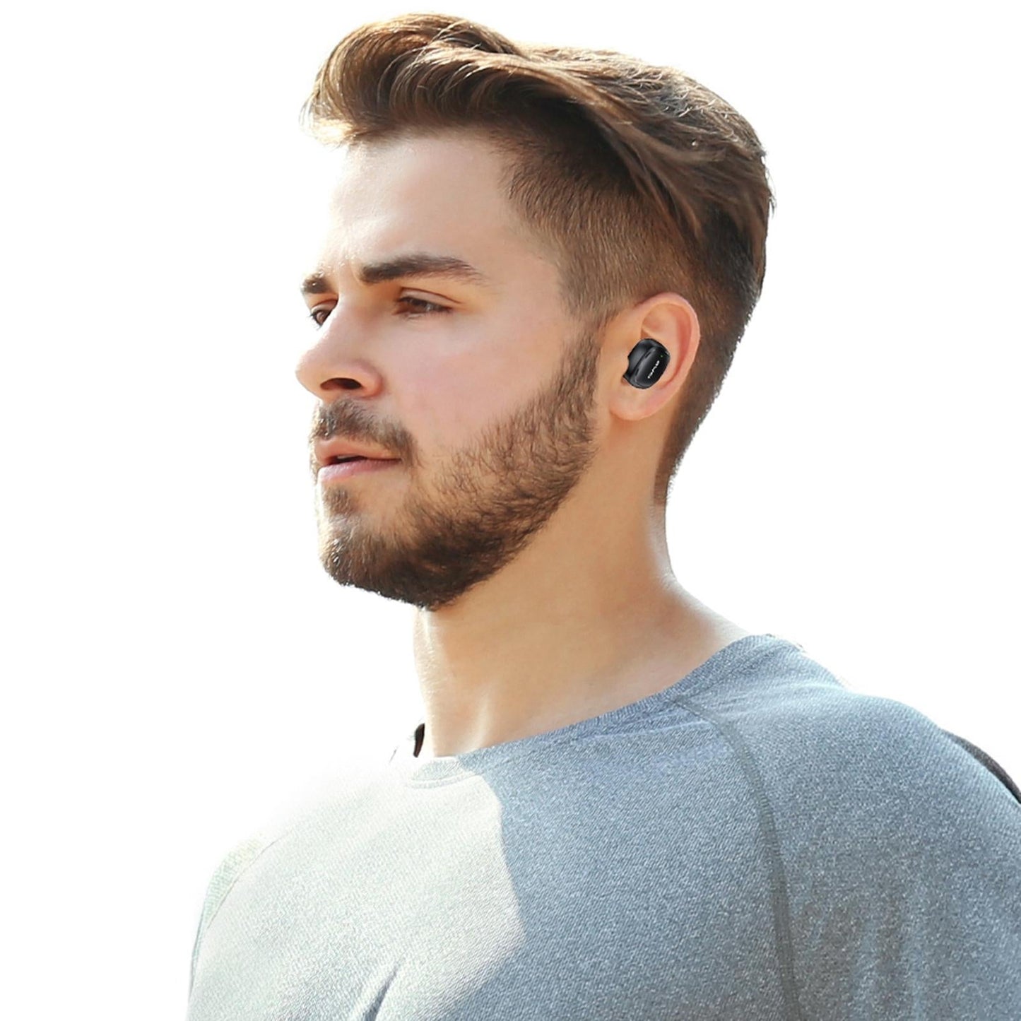 Wireless Sports Earbuds - Bluetooth Lightweight - Black
