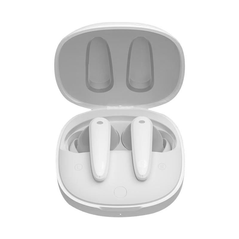 Wireless Noise-cancelling Bluetooth Earbuds - Music Cube - White