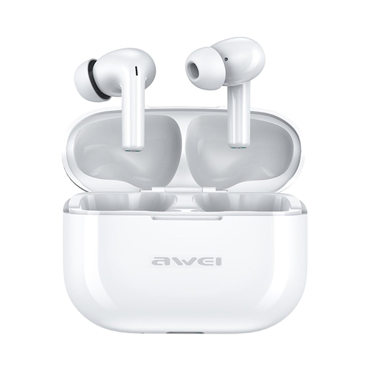 Wireless Earbuds with Charging Case - True Sports - White