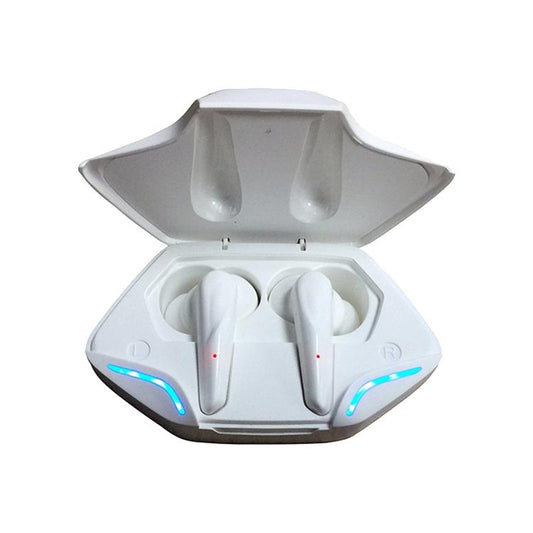 Wireless Gaming Earbuds with Bluetooth 5.0 and Led - White
