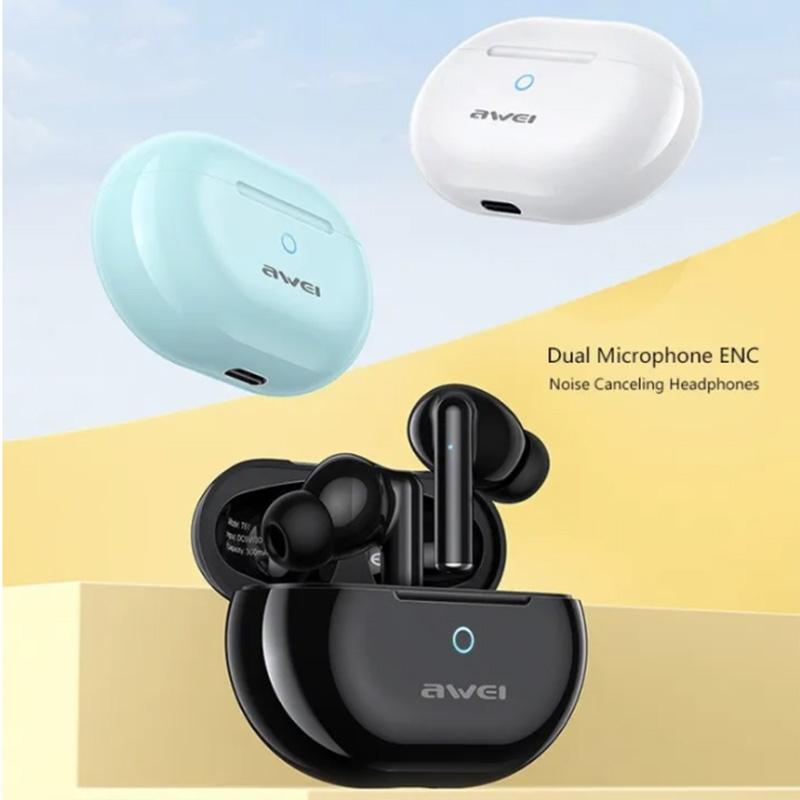 Wireless Tws Earbuds with Dual Noise Reduction Mic - Mint Green