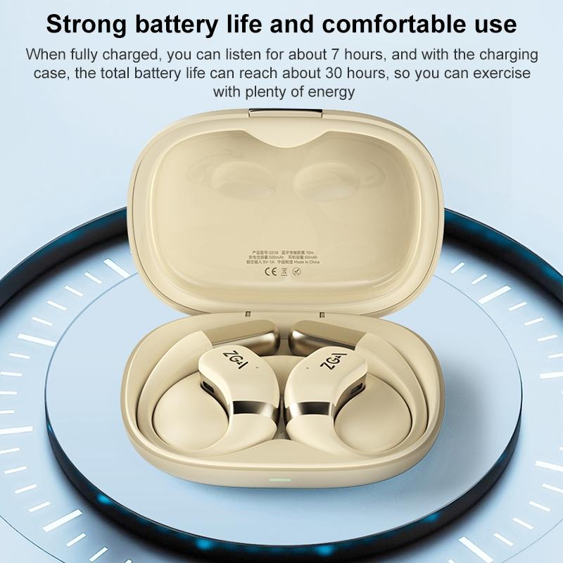 Wireless Bluetooth Earphones - Zga Gs18 Blade Ai - Beige
