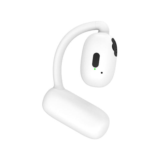 Wireless Hanging Earbuds with Bluetooth V5.4 Stereo Sound - White