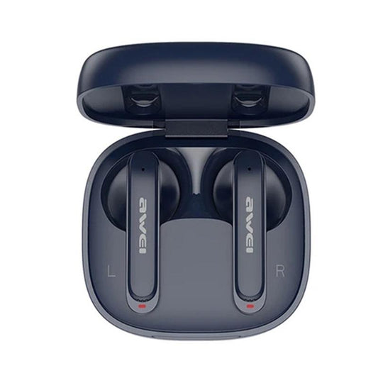 Wireless Noise-cancelling Earbuds - T66 - Dark Blue