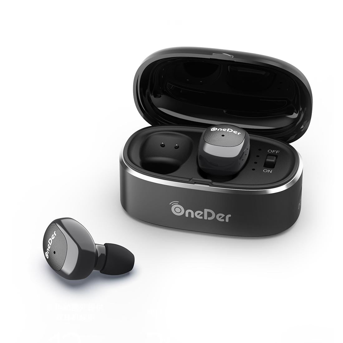 True Wireless Bluetooth Earbuds Oneder W11 - Stereo Sound - Black