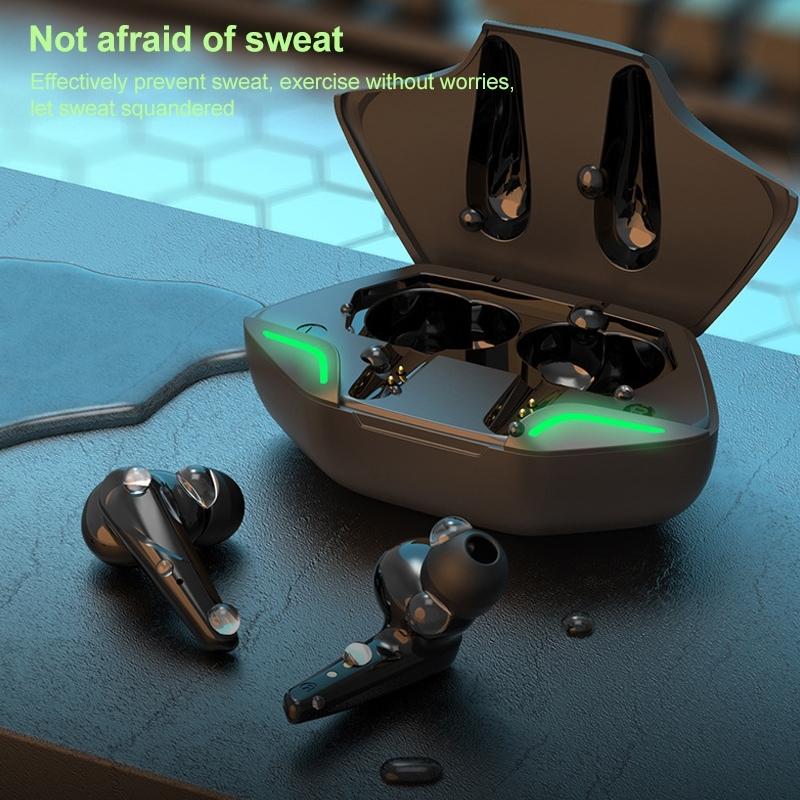 Wireless Gaming Earbuds with Bluetooth 5.0 and Led - Yellow