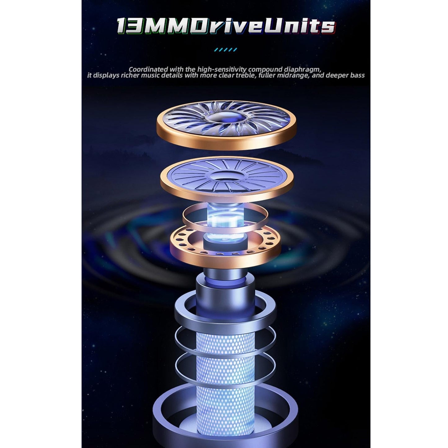 Wireless Gaming Bluetooth Earbuds Options - Orange