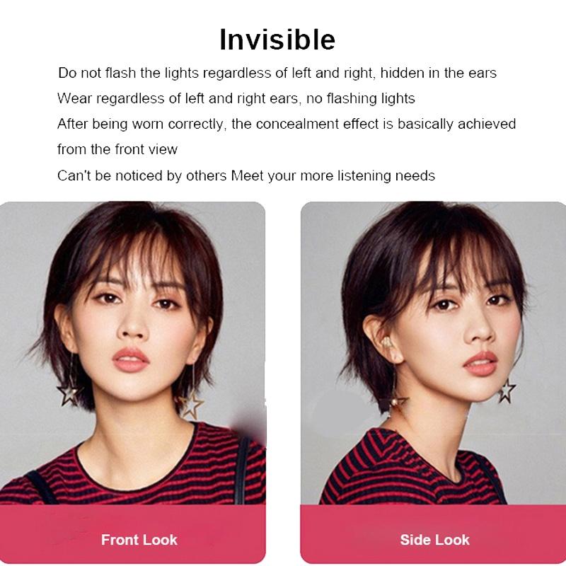 Wireless Noise-cancelling Earbuds with Digital Display and Charging Case - Black