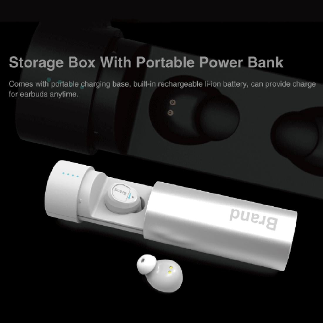 Waterproof Wireless Earbuds with Noise Cancelling and Charging Case - Green