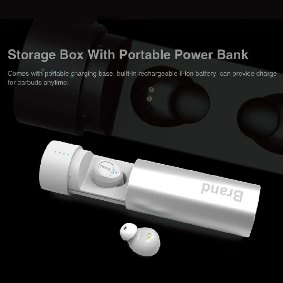 Waterproof Wireless Earbuds with Noise Cancelling and Charging Case - Green