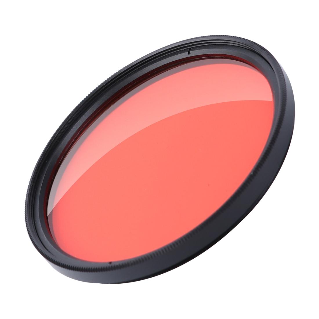 58mm Dive Housing Lens Filter for Gopro Hero8 with Waterproof Case - Red