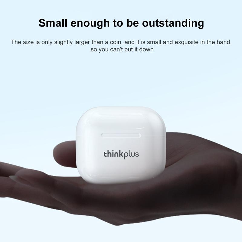 Waterproof Tws Bluetooth Earbuds + Charging Case - White