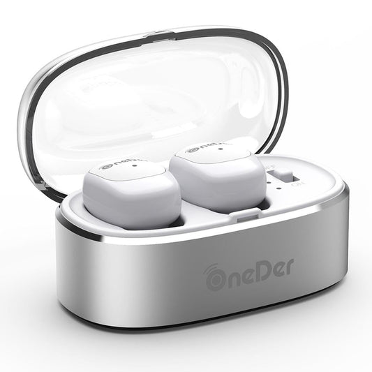 True Wireless Bluetooth Earbuds Oneder W11 - Stereo Sound - White