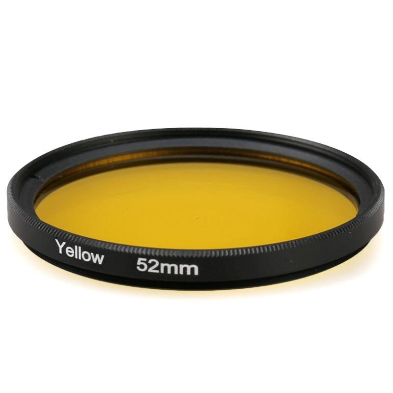 Uv Lens Filter for Gopro Hero 4 / 3 - 52mm Round Circle - Yellow