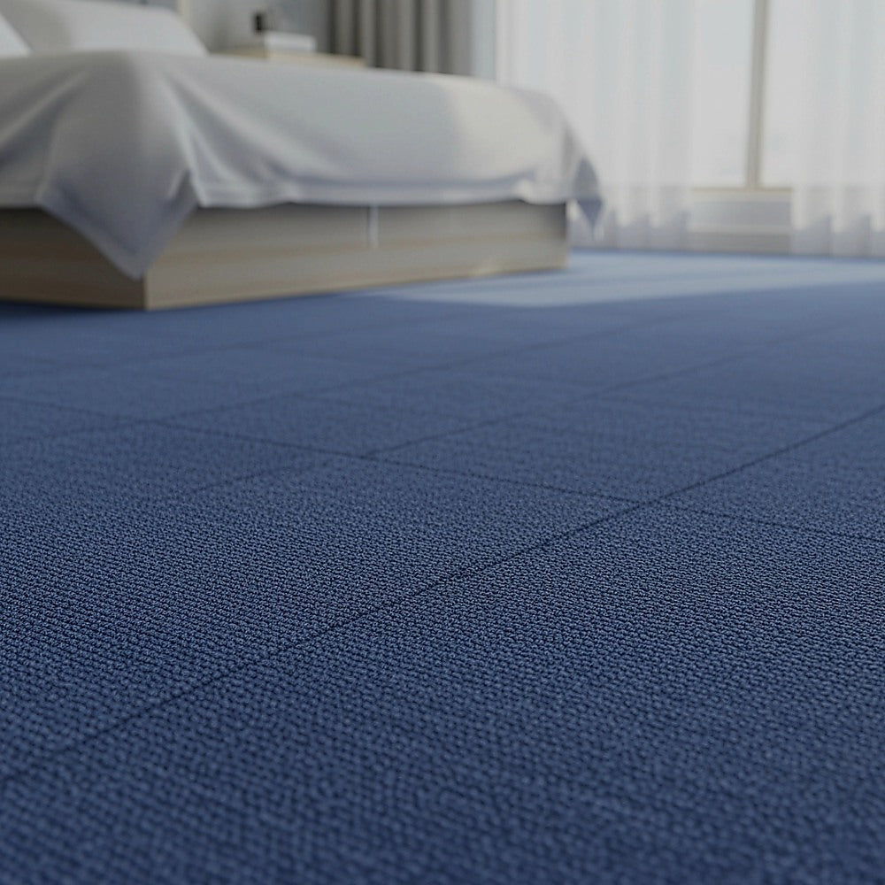 5m² Blue Carpet Tiles Set – Commercial & Domestic Flooring for Office, Retail, Home