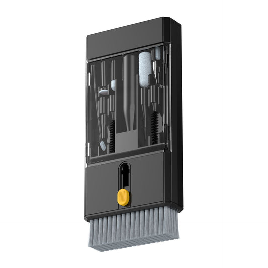 Black 22-in-1 Electronics Cleaning Kit - for Keyboards, Airpods, Laptops, Cell Phones, Cameras