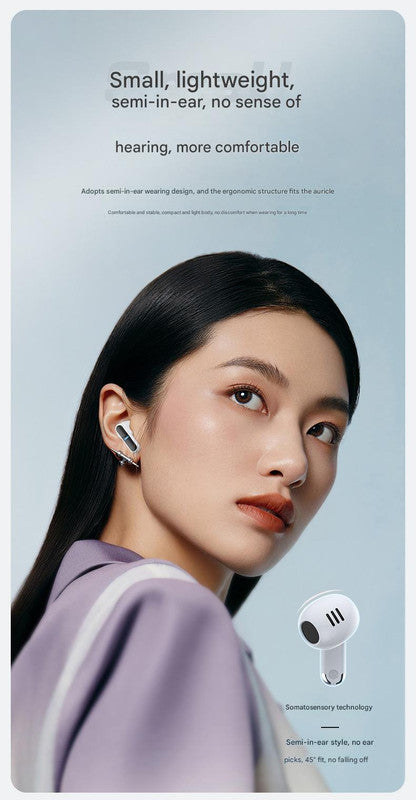 TWS Wireless Earbuds with Bluetooth 5.3 - 13mm Drivers, 21H Playtime, LED Charging Case(grey)