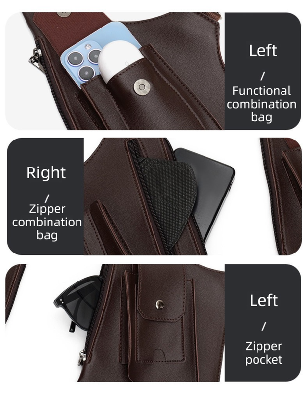 Yellow Multi-functional Expandable Men's Tactical Chest Rig Bag - Waterproof & Lightweight Retro Underarm Pack