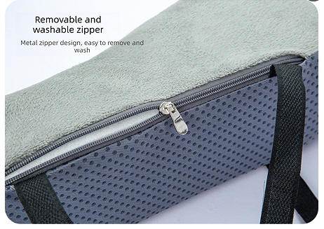 A pair of Ergonomic Chair Armrest Pads High Density Foam Elbow Support Cushion Grey Curved Design for Office & Gaming Chairs Relief Pressure Non-Slip Cover