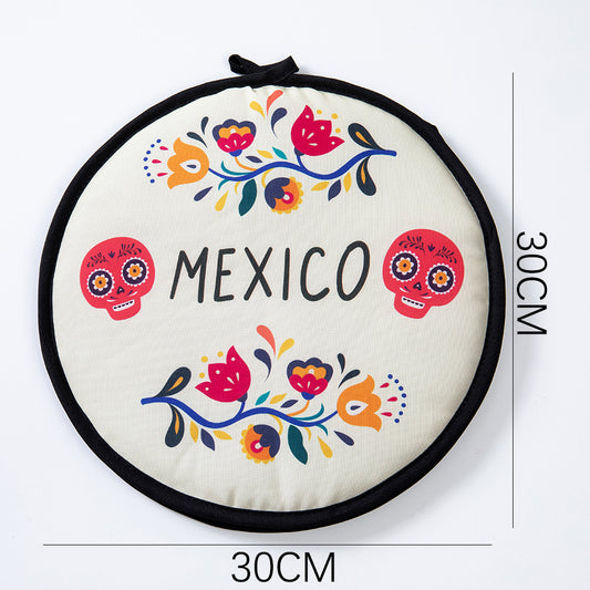 2-Pack 12-Inch Tortilla Warmer Pouch for Soft Tacos, Pancakes & Potatoes (30x30cm, Style 4)