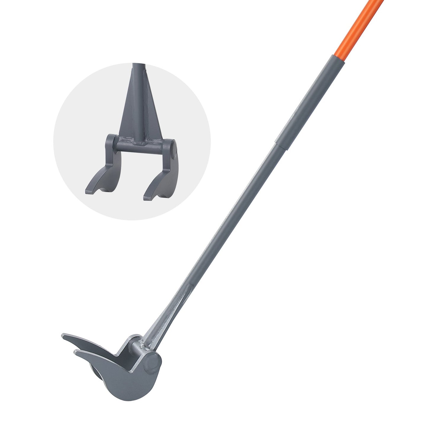 VEVOR Pallet Buster, 50'' Carbon Steel Handle Wrecking Pry Bar, 2000 lbs Weight Capacity, Heavy Duty Deck Board Removal Tool, Multipurpose Demolition Bar for Flooring, Framing, Roofing, Trim, Drywall